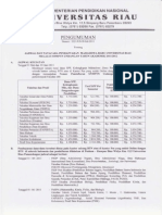 Pengumuman Pendaftaran Ulang SNMPTN Undangan 2011