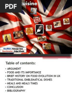 British Cuisine - Atestat