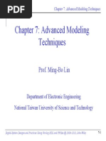 Chapter 7: Advanced Modeling Techniques: Prof. Ming-Bo Lin