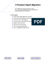 3D Prestack Depth Migration