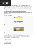 Construction: High-Intensity Discharge Lamps (HID Lamps) Are A Type of