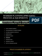 Marker Planning, Spreading Process & Equipments: Deepika Agarwal, Gayathri V.S, Greeshma V, Santhi Biju