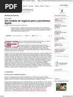 Um modelo de negócio para o jornalismo digital