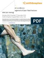 The Combined Management of Open Tibial Fractures

(Wet Lab Training)