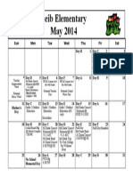 May 2014 Calendar