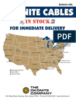 Okonite Stock Bulletin for in Stock Cable Listing OSL