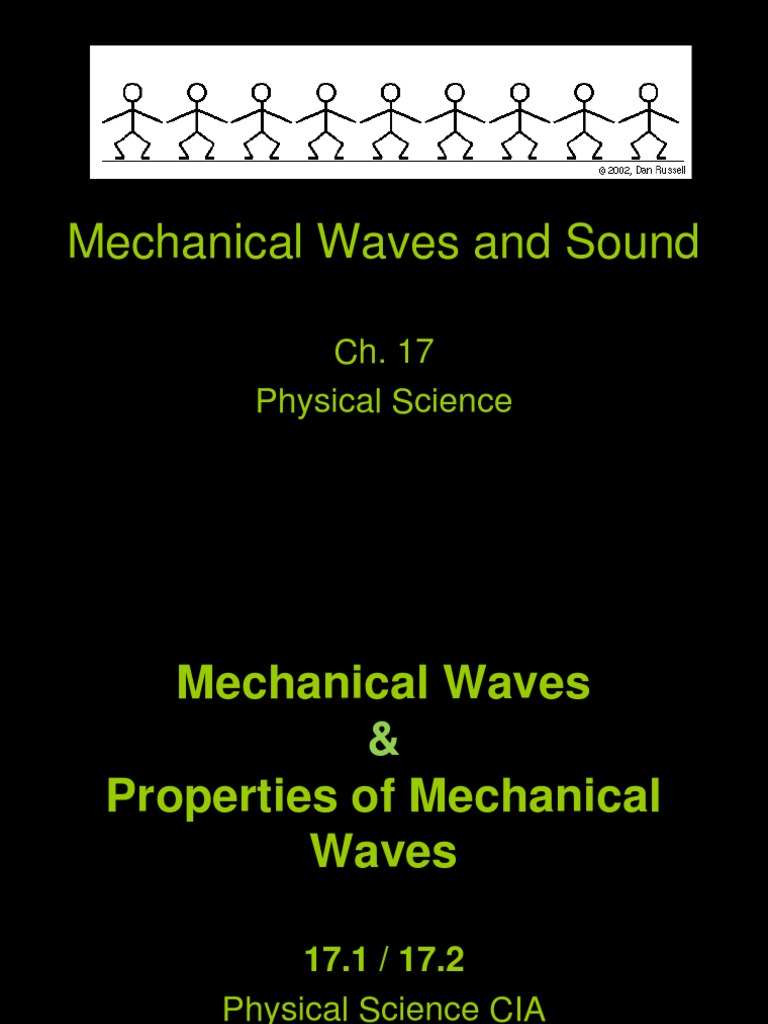 Mechanical Waves and Sound Powerpoint Notes | PDF | Waves | Hearing
