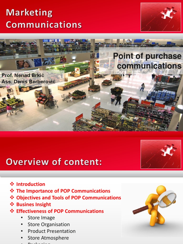POP Communication | Download Free PDF | Point Of Sale | Retail