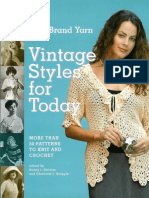 Lion Brand Yarn Vintage Styles for Today More Than 50 Patterns to Knit and Crochet