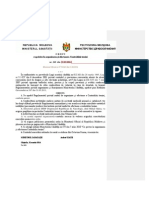 Ministerul Sanatatii Ordinul Nr. 269, Din 31.03.2014 Cu Privire La Organizarea Si Efectuarea Controlului Treziei