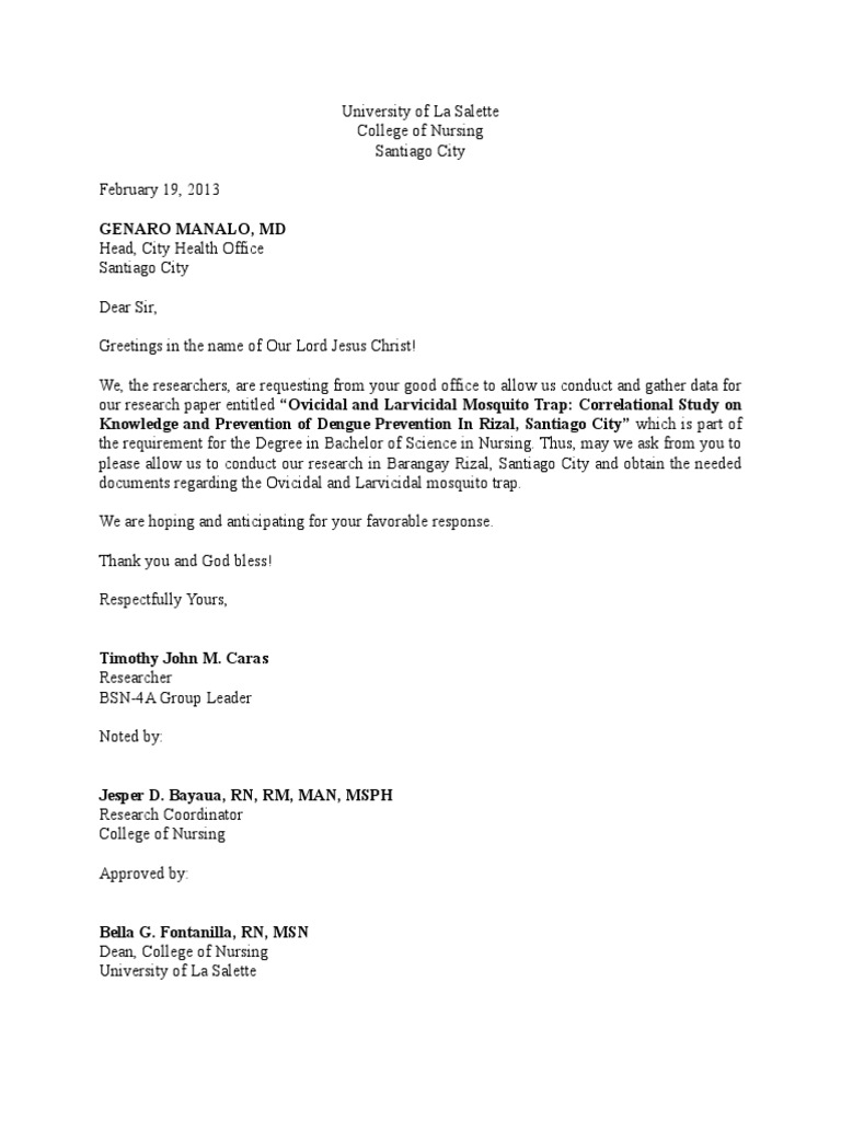 Letter of Permission 2 | PDF | Social Science