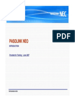Pasolink Neo Training Guide