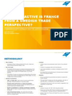 How Attractive Is France From A Swedish Trade Perspective?: Comparison With Germany and The United Kingdom