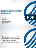 Expanding Demand and Supply Perspectives For The Industrial Pellet Markets