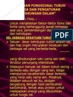 Faal I Pengaturan FungsionalTubuh Manusia Dan Pengaturan Dr. Eka