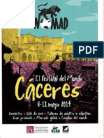Vive El WOMAD de Cáceres 2014 Desde Plasencia PDF