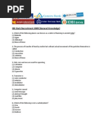 Download SBI Clerk Recruitment 2009 General Knowledge by pangulur SN22159001 doc pdf