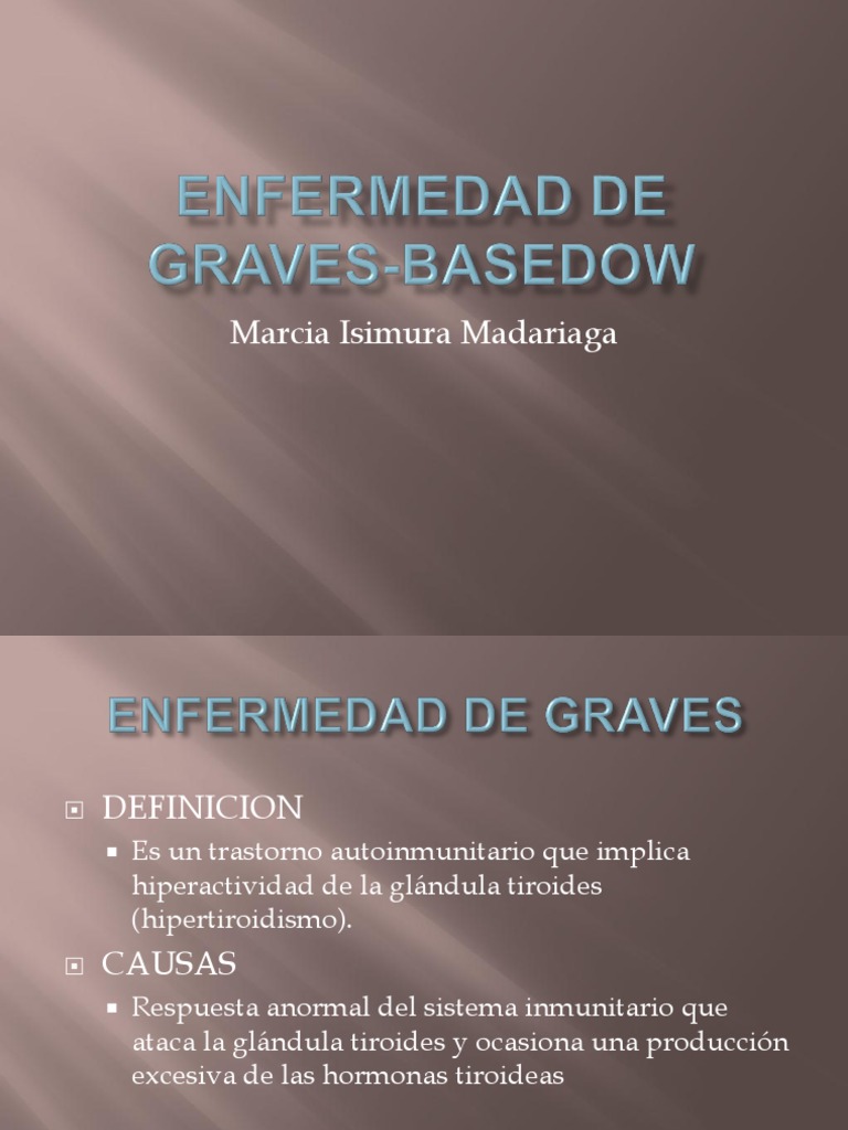 19 - Enfermedad de Graves Basedow | PDF | Sistema inmune | Anatomía