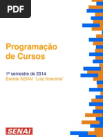 Programacao de Cursos 1º Sem. 2014 v06