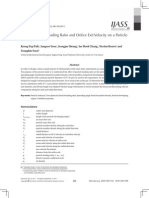 Effect of Particle Loading Ratio and Orifice Exit Velocity On A Particle - Laden Jet