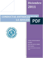 Conductas Antisociales en Adolescencia