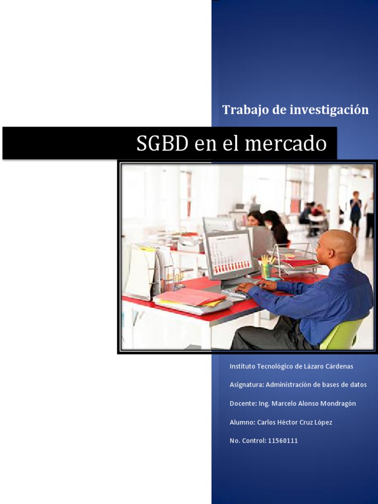 SGBD en El Mercado | PDF | Mi sql | Servidor SQL de Microsoft