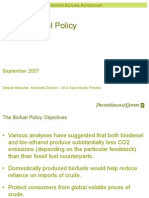 Indian Biofuel Policy