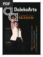 DalekoArts Season 2014 Program