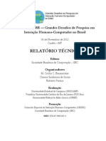 I GranDIHC-BR - Grandes Desafios de Pesquisa em Interação Humano - Computador No Brasil