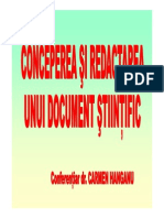 Conceperea Si Redactarea Unui Document Stiintific PDF