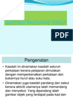 SLAID UTAMA- Bengkel Asas Membaca- Kaedah Pandang Dan Sebut