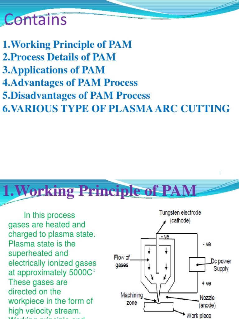 Overview of Plasma Arc Machining | PDF | Electric Arc | Plasma (Physics)