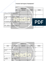 Agenda Trimestre I Programa Desadaptados