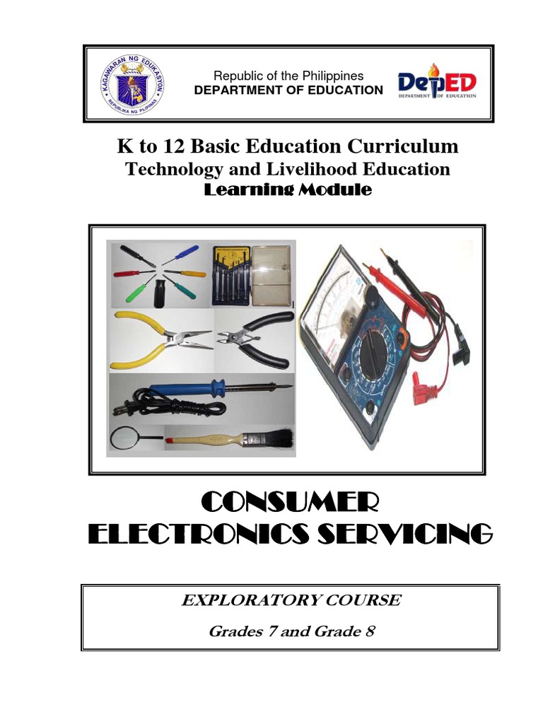 K To 12 Electronics Learning Module | PDF | Resistor | Electric Current