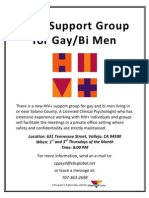 HIV+ Support Group Flier