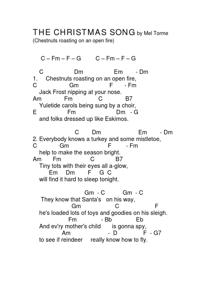 The Christmas Song. PDF