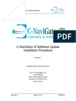 CNAV-MAN-009.1 (C-NaviGator III Software Update Installation Procedure)