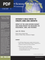 Download Ontarios bold move to create jobs and growth - Jack Mintz by The Globe and Mail SN22167630 doc pdf