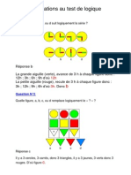 Test de Raisonnement Abstrait - 25 Questions | PDF