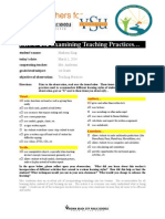 vsu educ 202 examining teaching practices form