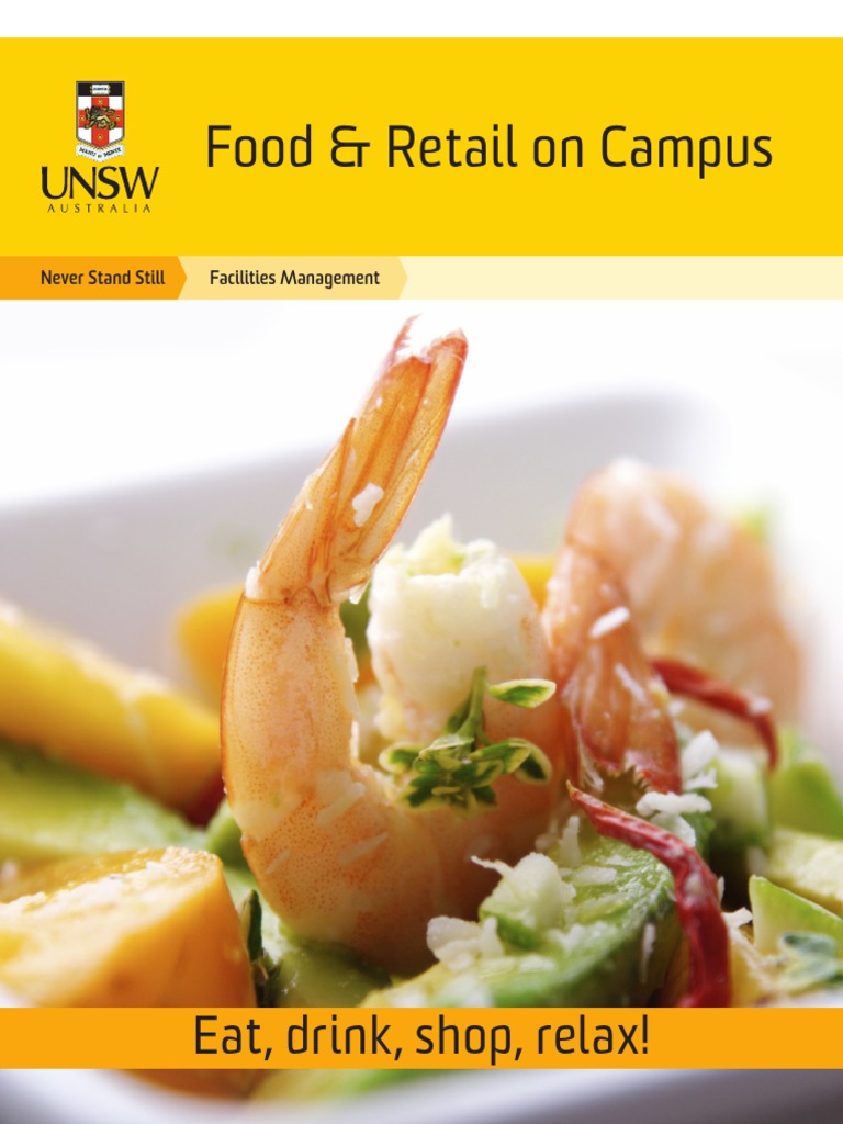 UNSW Campus Food & Retail Guide | PDF | Coffeehouse | Bar