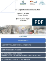 Tercer Informe de Coyuntura Economica de 2013 Presentacion