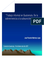 6 Trabajo Informal en Guatemala