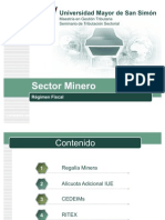 Impuestos Sector Minero Bolivia 1
