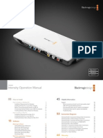 Blackmagic Intensity Operation Manual