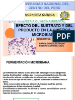 Efecto Del Sustrato y Producto en La Cinetica Microbiana2222