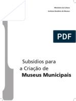 Manual Subsidio Para Criacao de Museu