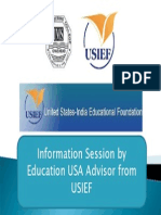 Information Session by Education USA Advisor From Usief