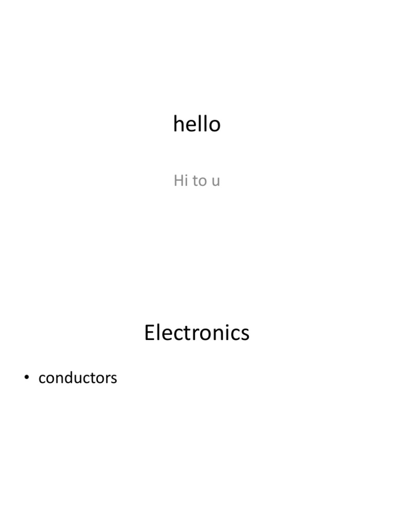 Hello | PDF