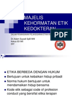 Majlis Kehormatan Etik Kedokteran